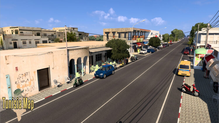 Tunisia Map 1.2 for ETS2 version 1.60