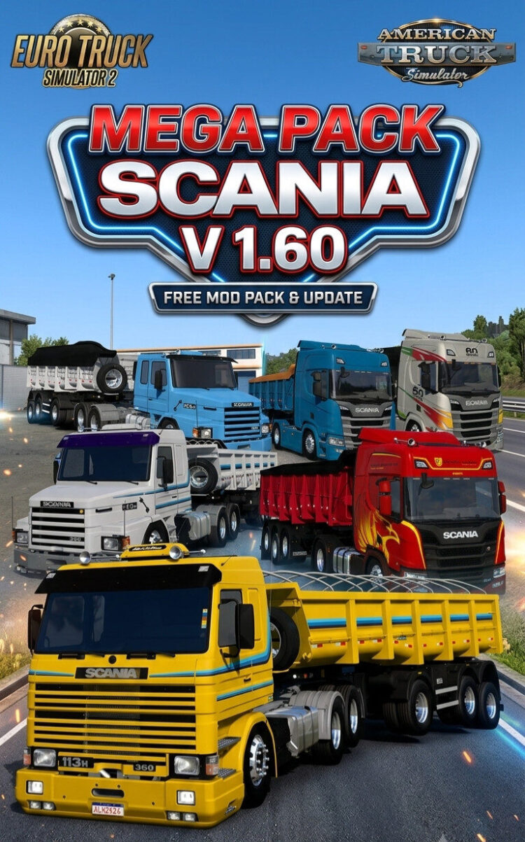 Mega Pack Truck Scania v1.60