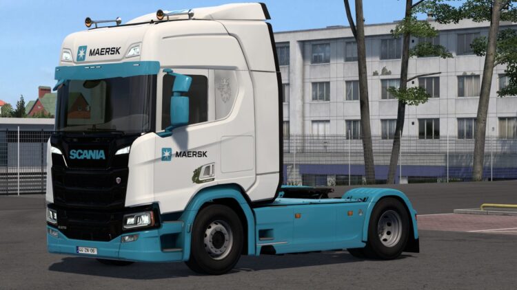 MAERSK SCANIA R 2016 BY RODONITCHO MODS 1.0 1.40 1.61 21 07 2026