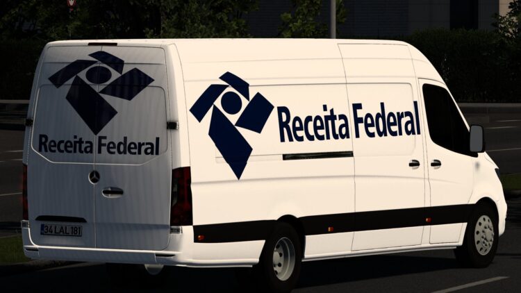8K RECEITA FEDERAL MERCEDES-BENZ SPRINTER TRZPRO BY RODONITCHO MODS 1.40 1.61 13 07 2026