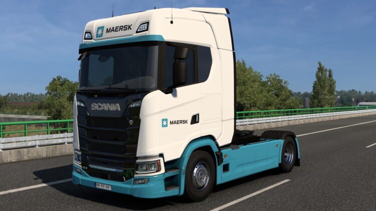 8K MAERSK SCANIA S BEV BY RODONITCHO MODS 1.0 1.40 1.60 01 07 2026