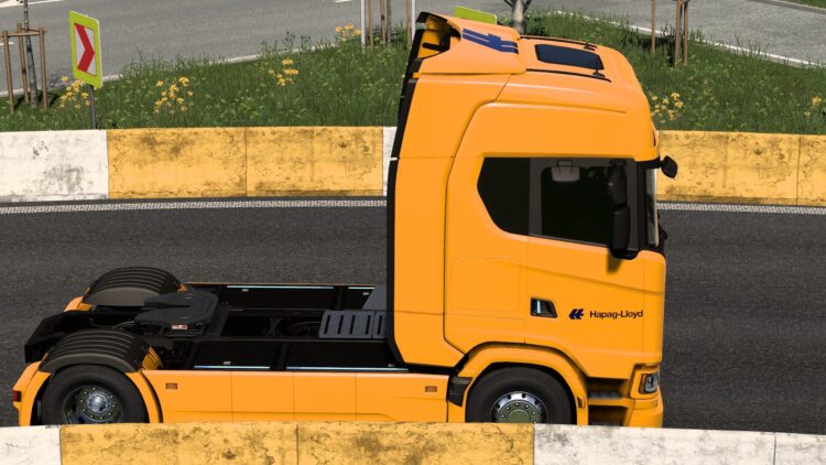 8K HAPAG LLOYD SCANIA S BEV BY RODONITCHO MODS 2.0 1.40 1.60 01 07 2026