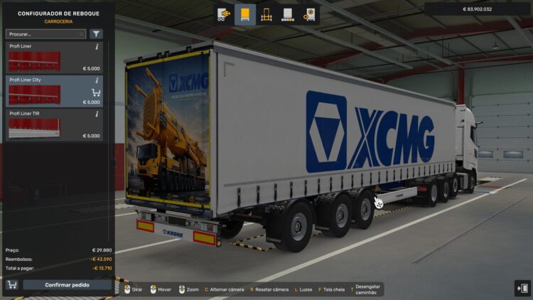 8K XCMG XCA4000 KRONE PROFI LINER BY RODONITCHO MODS 1.40 1.61 26 07 2026