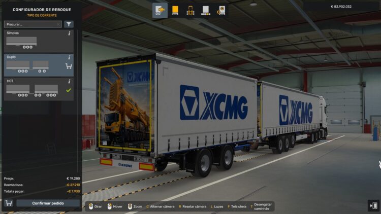 8K XCMG XCA4000 KRONE PROFI LINER BY RODONITCHO MODS 1.40 1.61 26 07 2026