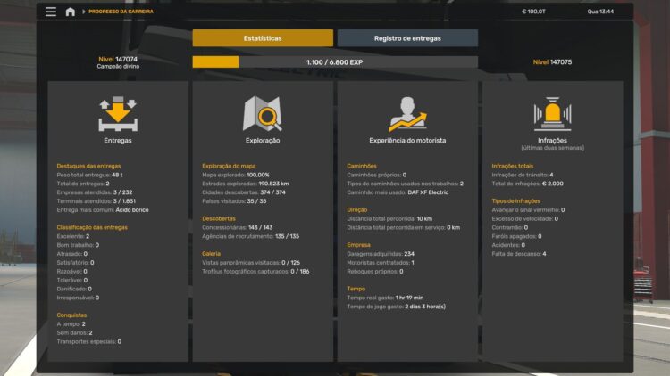 ETS2 MAP 100% DISCOVERED BY RODONITCHO MODS 1.61 29 07 2026