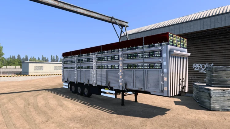Custom Vegetables Trailer