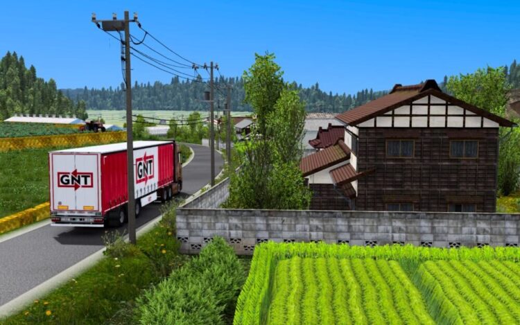 New Project Japan Map Mod Version 1.1.10 for ETS2 1.60