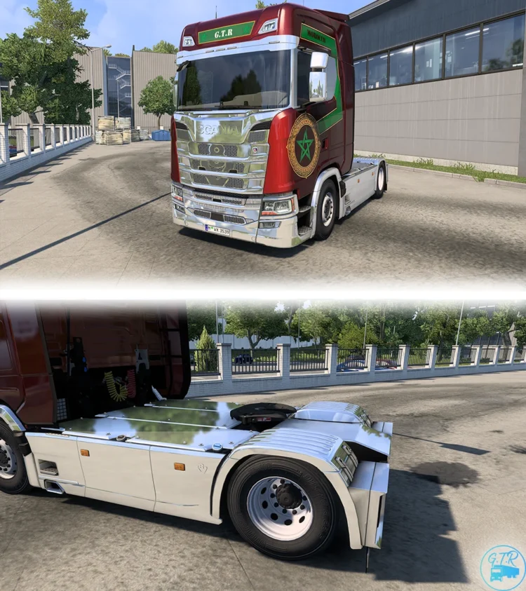 Scania S Next Gen Accessories Chrome V1.1 by GTR