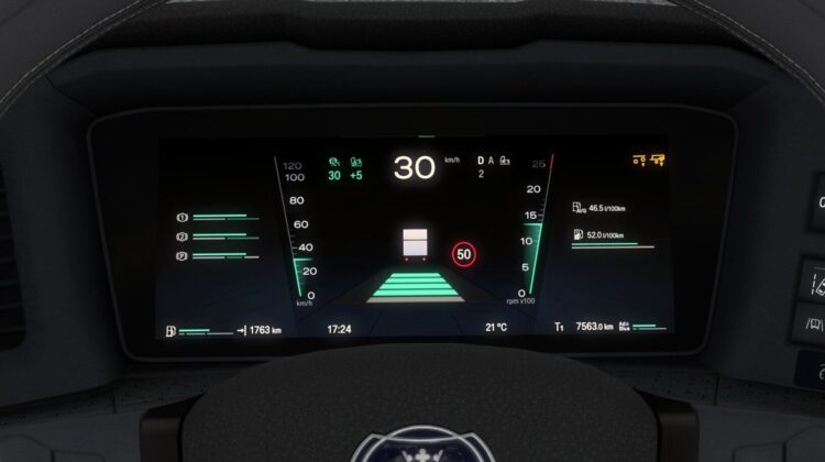 Realistic Scania SmartDash v1.60