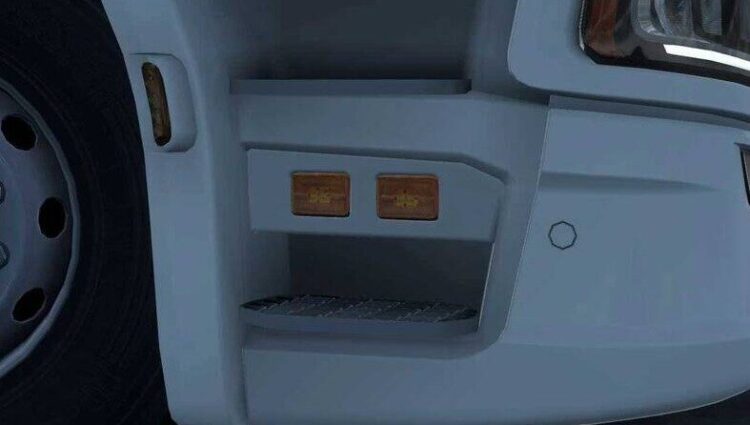 Scania NG S&R DoorSteps Side Marker Lamp Orange White v1.60