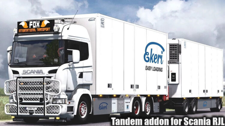 Tandem Addon for Scania RJL, RS and R4 v1.60