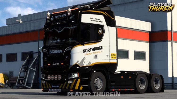 ETS2 Northridge Heavy Haulage Skin For Scania S v2 by Player Thurein