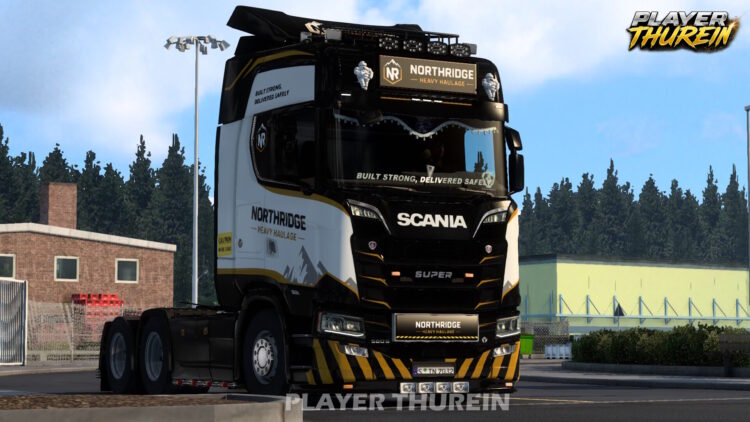 ETS2 Northridge Heavy Haulage Skin For Scania S v2 by Player Thurein