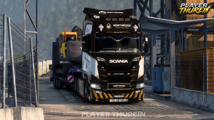 ETS2 Northridge Heavy Haulage Skin For Scania S v2 by Player Thurein