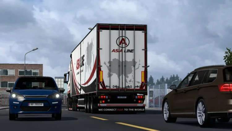 ETS2 1.60 ASIA LINE Skin for Scania by Player Thurein