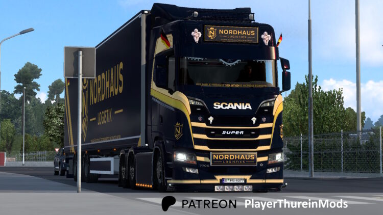 Nordhaus Logistics Combo Skin For Scania S by Player Thurein