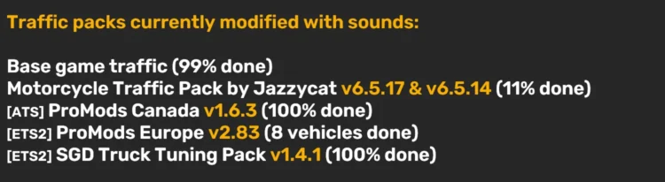 Sound Fixes Pack v26.53