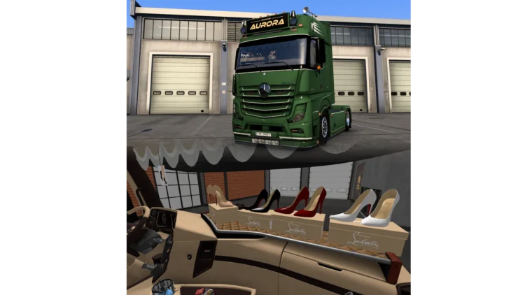 Red Botton Shoes Interior v2.00 Full