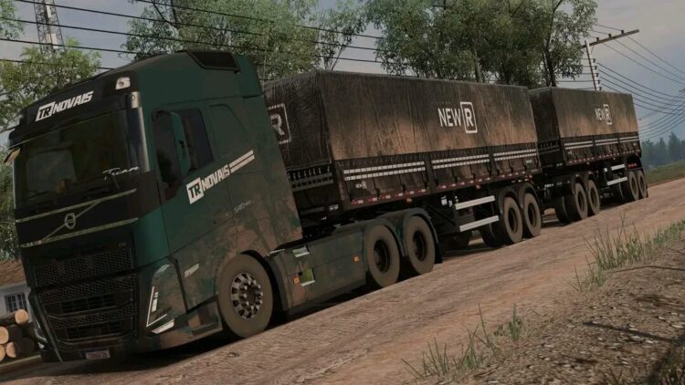 PACK DE VOLVO FH6 + TRAILE V 1.60