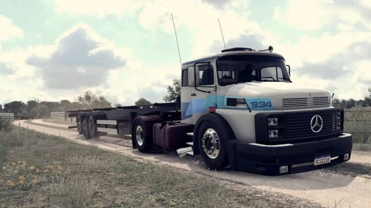 MERCEDES-BENZ 1620 + TRAILER 1.60