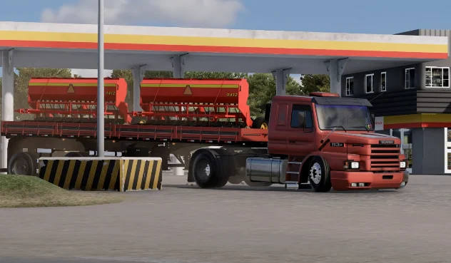 Scania 113H + GRANEL 4 EIXOS GUERRA V 1.60
