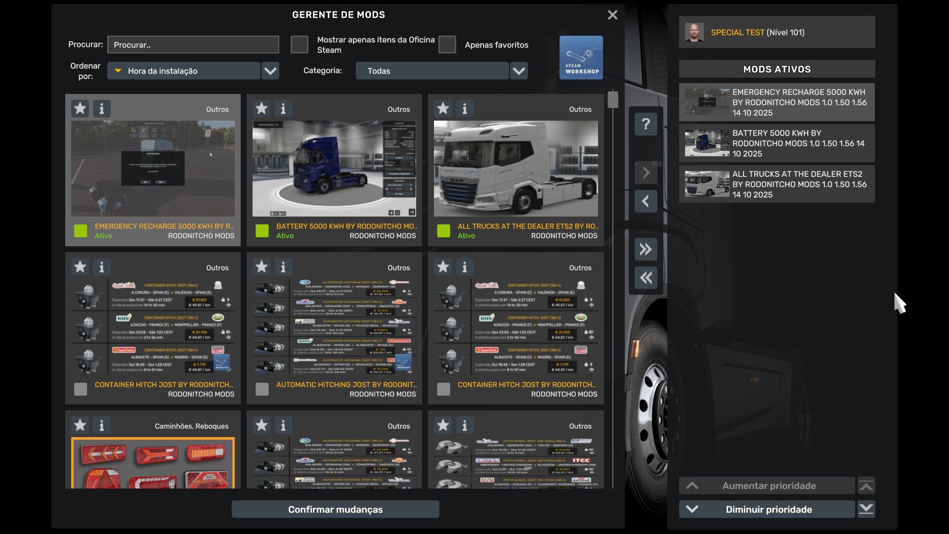 EMERGENCY RECHARGE 5000 KWH ETS2 BY RODONITCHO MODS 1.40 1.61 29 08 2026