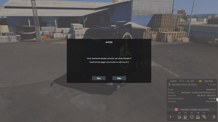 CANCEL CURRENT FREE JOB ETS2 BY RODONITCHO MODS 1.40 1.61 22 08 2026