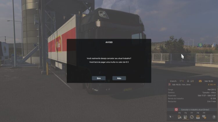 CANCEL CURRENT FREE JOB ETS2 BY RODONITCHO MODS 1.40 1.61 22 08 2026