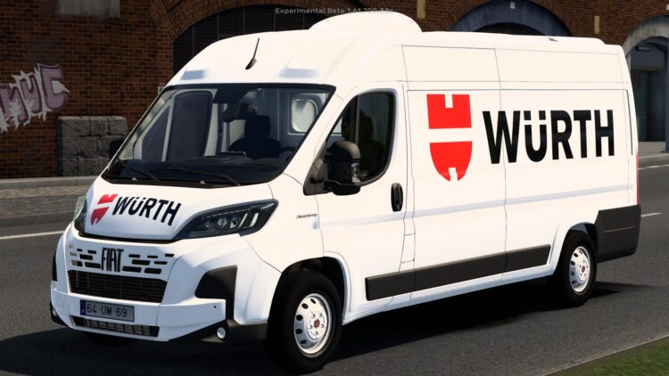 8K WÜRTH FIAT DUCATO 2026 TRZPRO BY RODONITCHO MODS 1.0 1.40 1.61 13 08 2026
