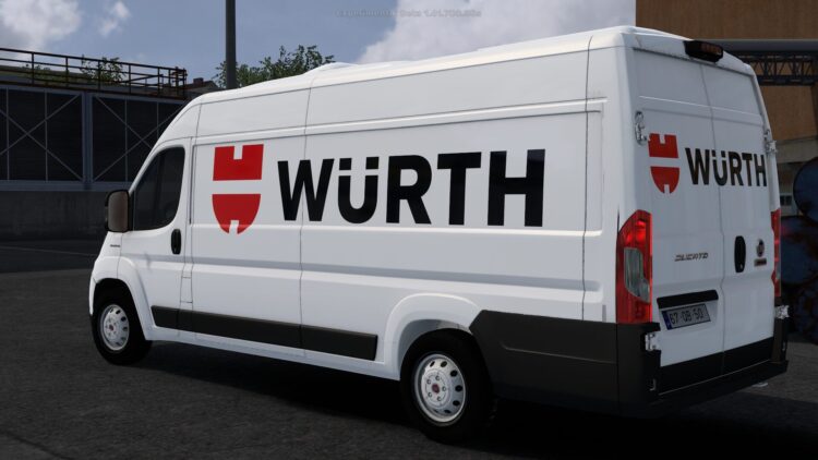 8K WÜRTH FIAT DUCATO 2026 TRZPRO BY RODONITCHO MODS 1.0 1.40 1.61 13 08 2026