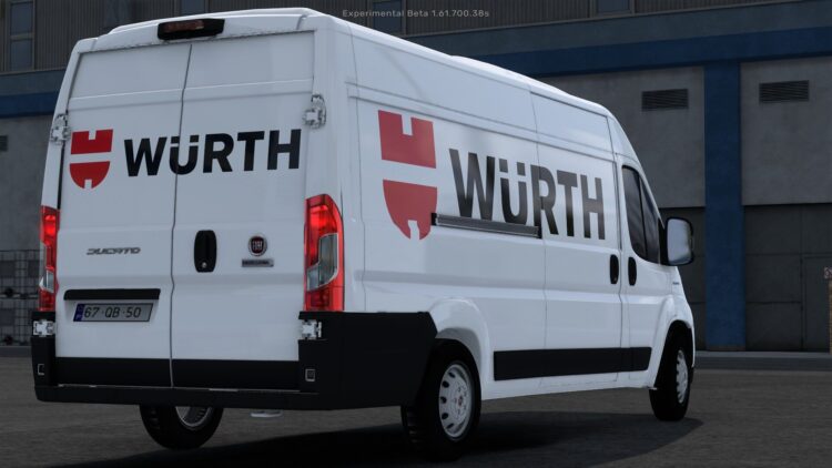 8K WÜRTH FIAT DUCATO 2026 TRZPRO BY RODONITCHO MODS 1.0 1.40 1.61 13 08 2026