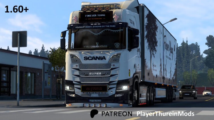 ETS2 Forever Young Combo skin for Scania S by Player Thurein – 1.60 Compatibility Update