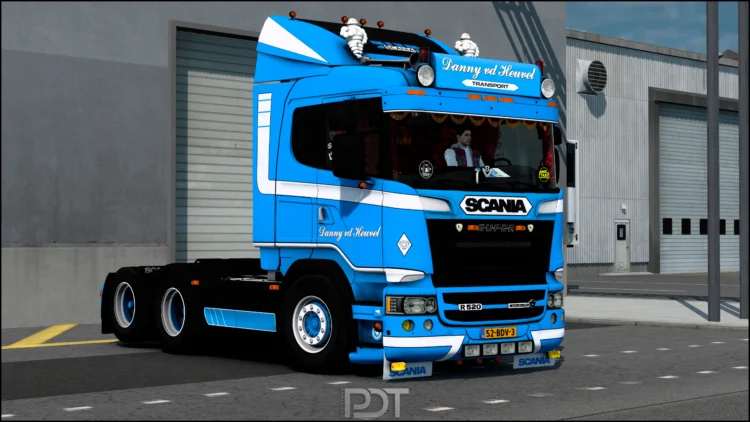 Scania R520 + Trailer “Danny vd Heuvel”