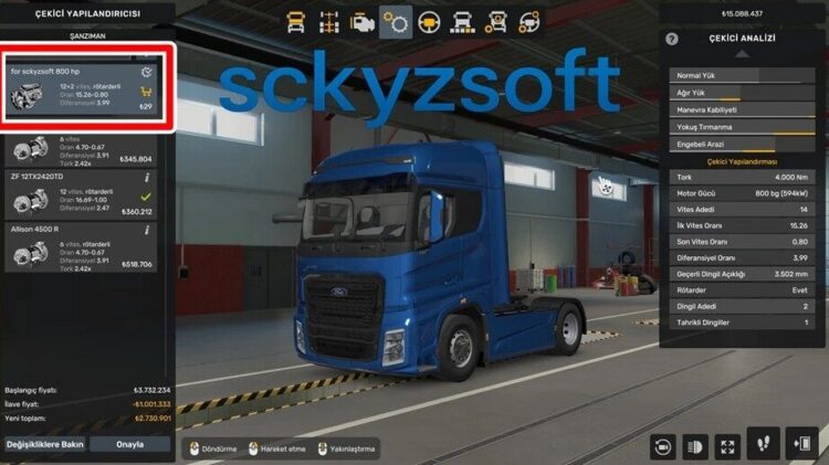 800 HP for all trucks v1.60