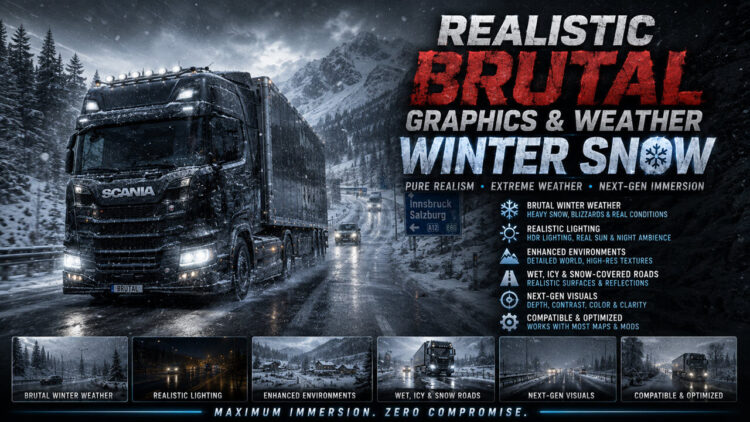 Realistic Brutal Graphics & Weather Winter Snow V4.0
