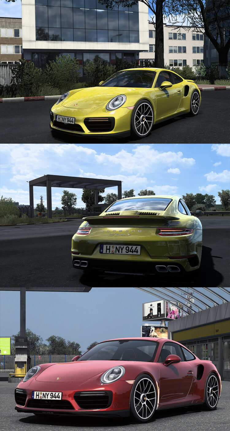 Porsche 991.2 911 Turbo S 2016 V2.6 1.61