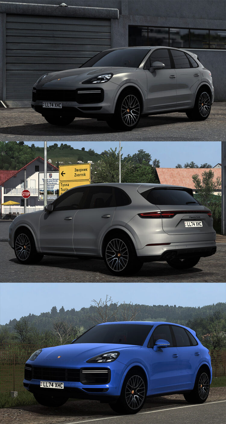 Porsche Cayenne Turbo 2022 E3 V2.1 1.61