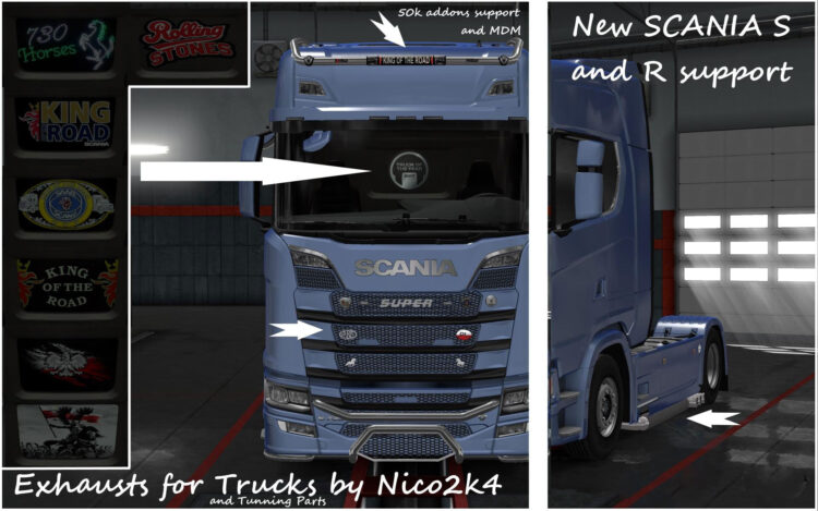 Exhaust & Tuning Parts for Trucks v1.60