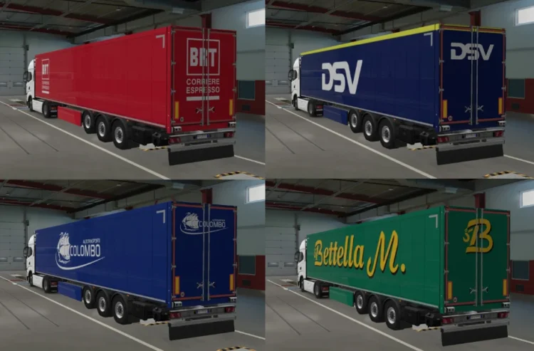 Italian Logistics Trailer Skins
