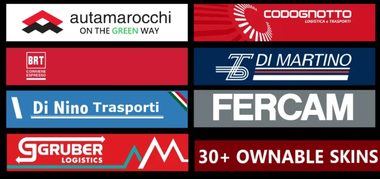 Italian Logistics Trailer Skins