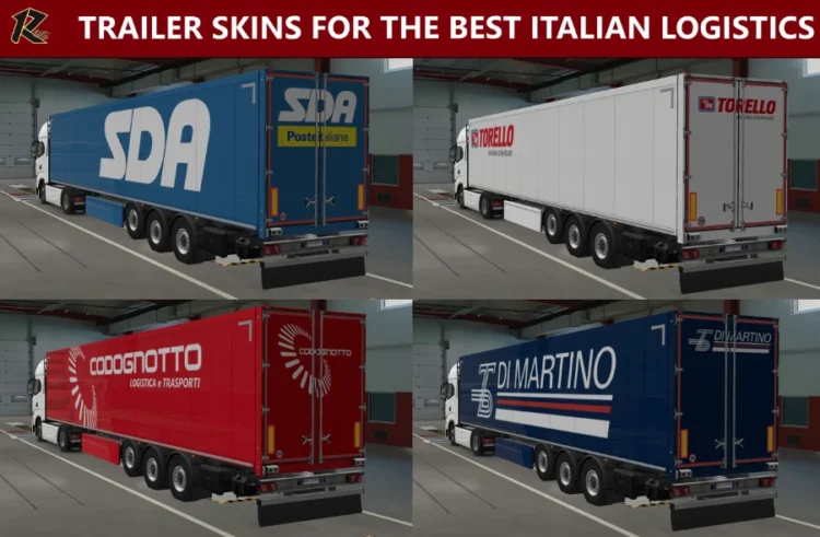 Italian Logistics Trailer Skins