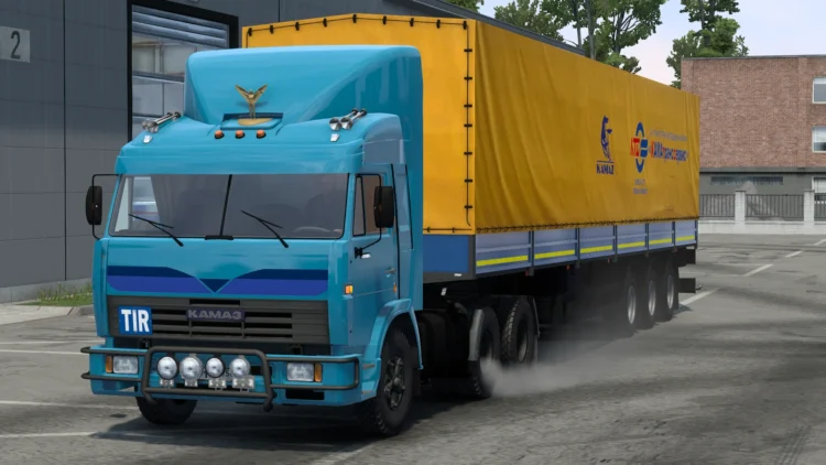 KamAZ 54115 + Nefaz 93341 Trailer v1.60