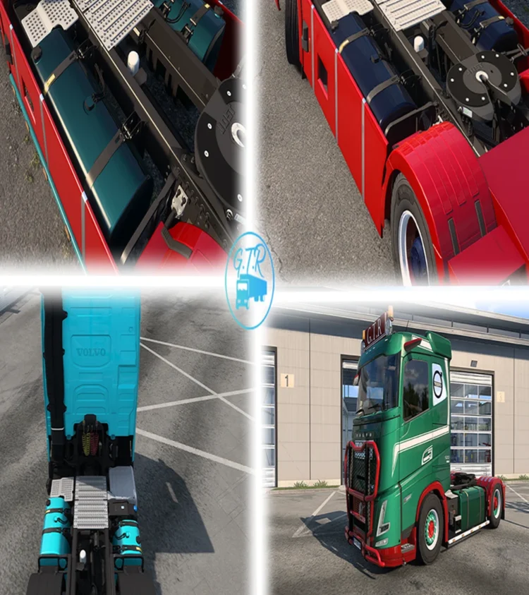 VOLVO FH5 & FH6 Painted Tank BY GTR