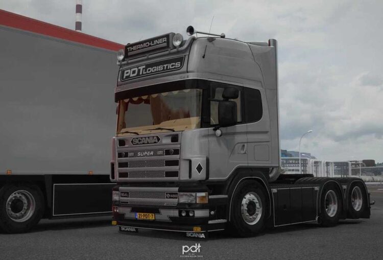 Scania 164G 480 PDT Logistics + Trailer v1.60