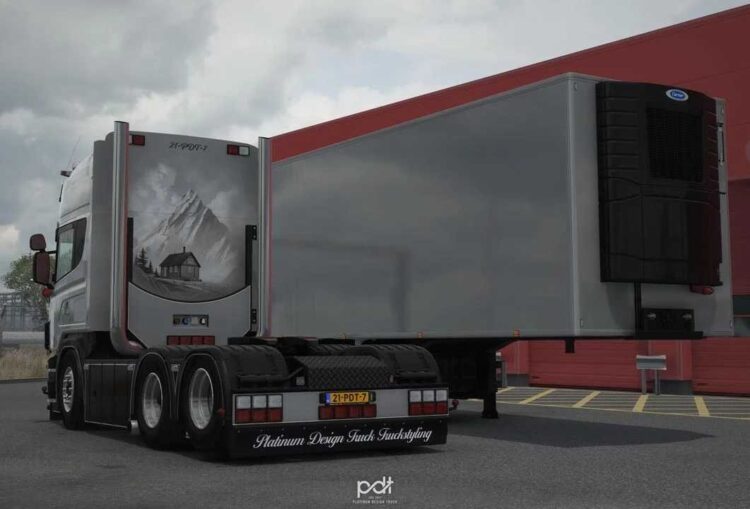 Scania 164G 480 PDT Logistics + Trailer v1.60