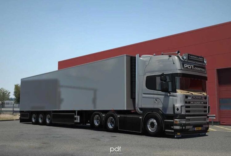 Scania 164G 480 PDT Logistics + Trailer v1.60