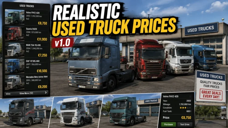 Realistic Used Truck Prices v1.0