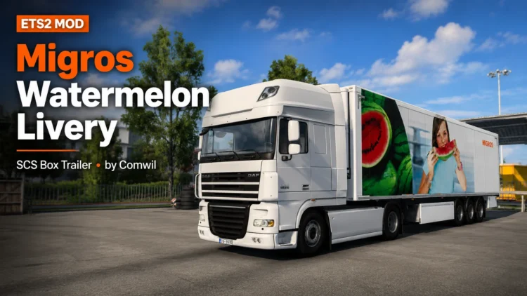 Migros Watermelon Trailer Skin