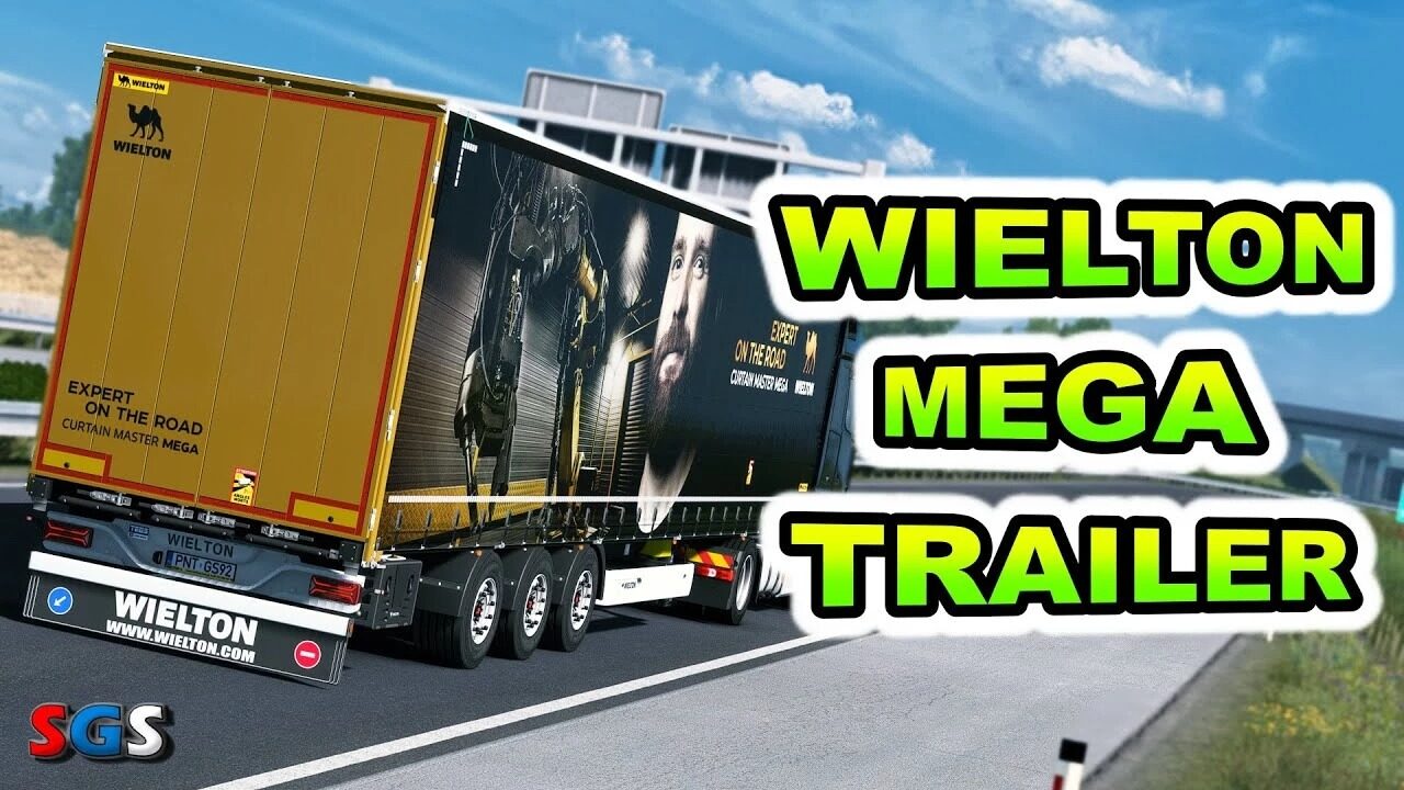Wielton Curtain Master Mega Trailer v1.60