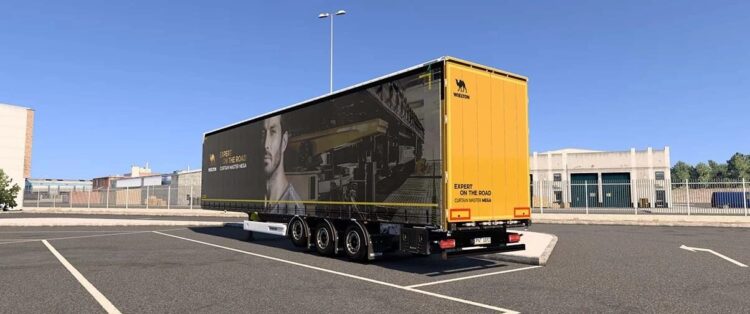Wielton Curtain Master Mega Trailer v1.60